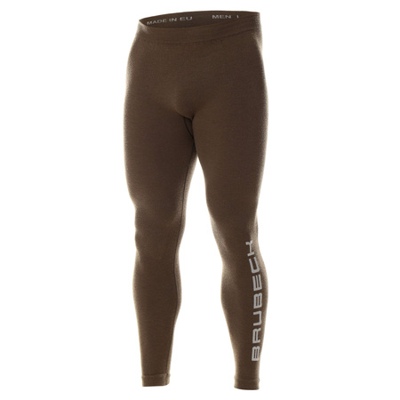 Bielizna termoaktywna męska Brubeck RANGER WOOL Wełna Merino Komplet termiczny do lasu