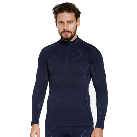 Bluza męska Brubeck EXTREME MERINO Bielizna termoaktywna Wełna Merynosa