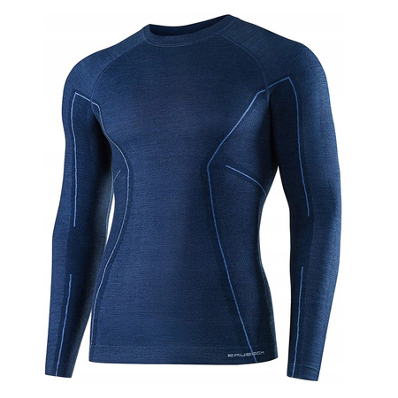 Bielizna termoaktywna męska Brubeck ACTIVE WOOL komplet Wełna MERINO