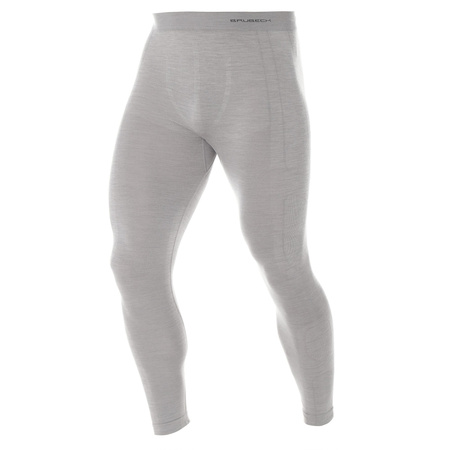 Legginsy męskie BRUBECK COMFORT WOOL Bielizna termoaktywna WEŁNA MERINO