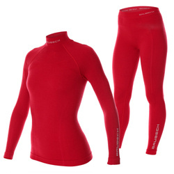 Bielizna termiczna damska Brubeck EXTREME WOOL Komplet termoaktywny Wełna Merino