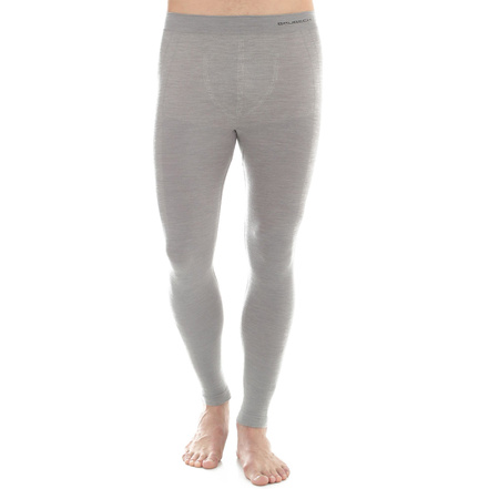 Legginsy męskie BRUBECK COMFORT WOOL Bielizna termoaktywna WEŁNA MERINO