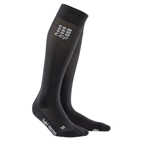 Damskie Skarpety kompresyjne CEP Outdoor Light Merino Podkolanówki