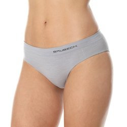 Biodrówki damskie BRUBECK COMFORT WOOL Majtki hipster termoaktywne WEŁNA MERINO