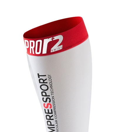 Opaski kompresyjne na łydki COMPRESSPORT PRO R2 SWISS (Race & Recovery) Nogawki