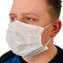 Maseczka na twarz Maska ochronna trójwarstwowa fizelinowa filtrująca FFP2 z metalowym noskiem