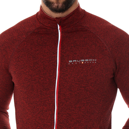 Bluza męska Brubeck FUSION Termoaktywna rozpinana ze stójką OUTDOOR