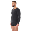 Koszulka męska z długim rękawem BRUBECK COMFORT WOOL Bielizna termoaktywna WEŁNA MERINO