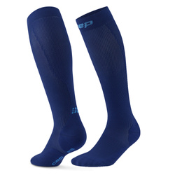 Damskie długie skarpety kompresyjne sportowe CEP 5.0 Core Run Podkolanówki