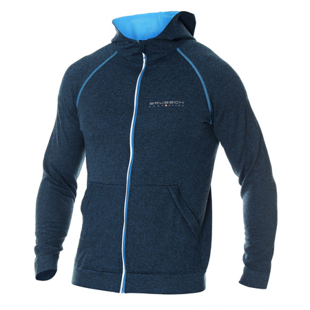 Bluza męska Brubeck FUSION Termoaktywna rozpinana z kapturem OUTDOOR