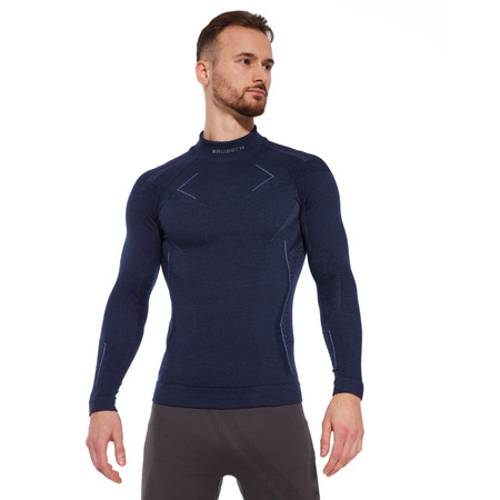 Bielizna termoaktywna męska Brubeck EXTREME MERINO Wełna Merynosa Komplet Bluza + Spodnie