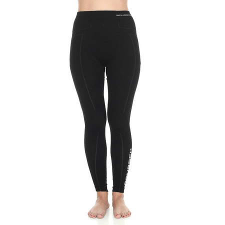 Spodnie damskie Brubeck EXTREME WOOL Legginsy termoaktywne Wełna Merino