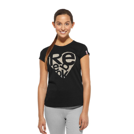 T-shirt damski Reebok GT Heart koszulka bawełniana