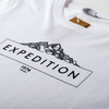 Męska koszulka HI-TEC RENON T-shirt biała bawełniana