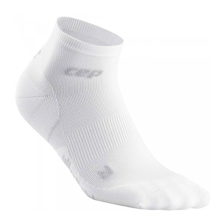Damskie niskie skarpetki kompresyjne CEP Dynamic+ Ultralight LOW-CUT białe