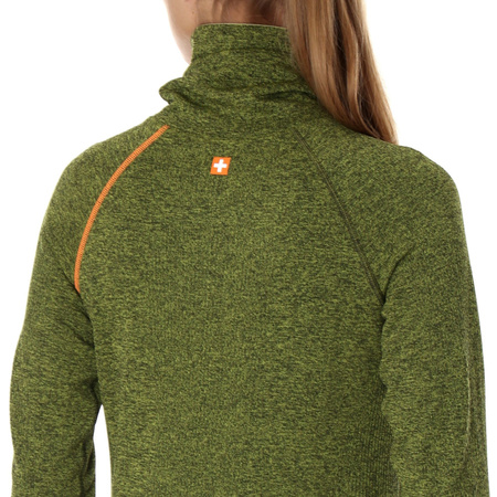 Bluza damska półgolf Brubeck FUSION Termoaktywna z kominem OUTDOOR