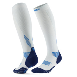 Damskie długie skarpety kompresyjne sportowe CEP 5.0 Core Run Podkolanówki