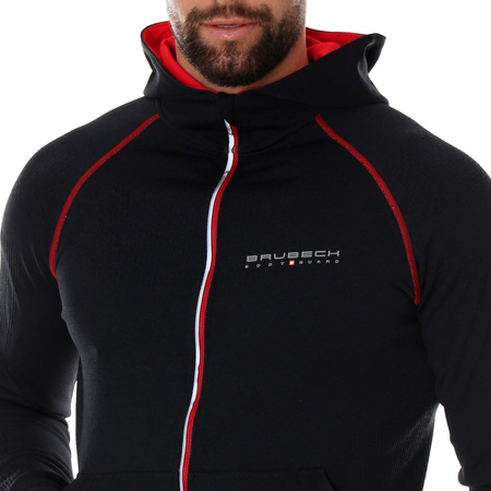 Bluza męska Brubeck FUSION Termoaktywna rozpinana z kapturem OUTDOOR