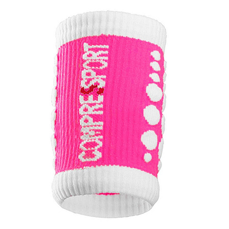 Frotki na nadgarstek COMPRESSPORT Sweat Band 3D.DOT FLUO 2 sztuki