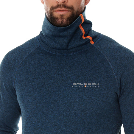 Bluza męska półgolf Brubeck FUSION Termoaktywna z kominem OUTDOOR