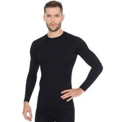 Koszulka męska Brubeck ACTIVE WOOL z długim rękawem Bielizna termoaktywna Wełna Merino