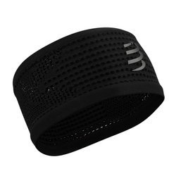 Opaska na głowę COMPRESSPORT Headband On/Off v3 Flash Black  Opaska na czoło Unisex z odblaskiem