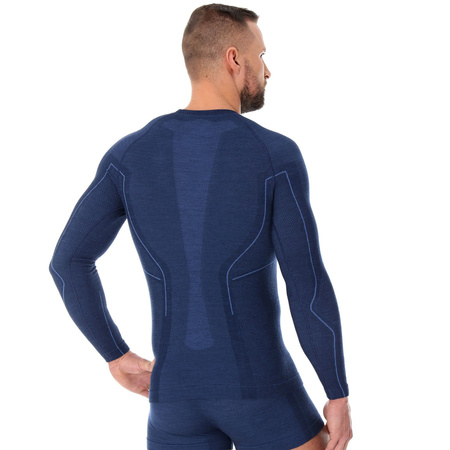 Bielizna termoaktywna męska Brubeck ACTIVE WOOL komplet Wełna MERINO