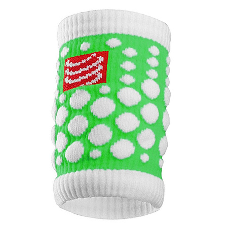 Frotki na nadgarstek COMPRESSPORT Sweat Band 3D.DOT FLUO 2 sztuki