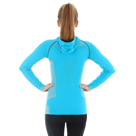 Bluza damska z kapturem Brubeck FITNESS Termoaktywna