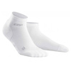 Damskie niskie skarpetki kompresyjne CEP Dynamic+ Ultralight LOW-CUT białe