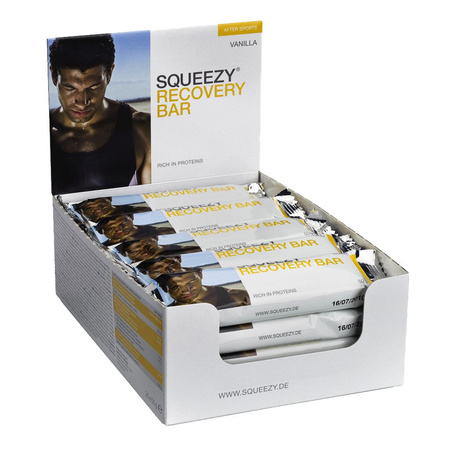 SQUEEZY RECOVERY BAR Baton Regeneracyjny 50 g Waniliowy