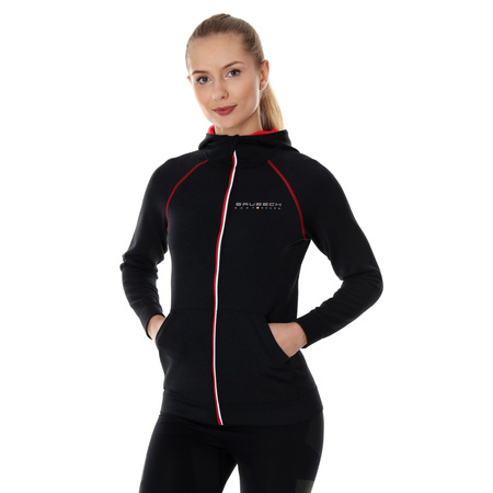 Bluza damska Brubeck FUSION Termoaktywna rozpinana z kapturem OUTDOOR