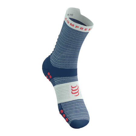 Skarpety do biegania COMPRESSPORT PRO RACING SOCKS RUN HIGH V4.0 Wysokie za kostkę