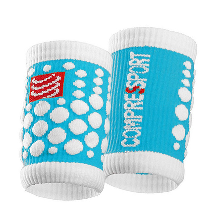 Frotki na nadgarstek COMPRESSPORT Sweat Band 3D.DOT FLUO 2 sztuki