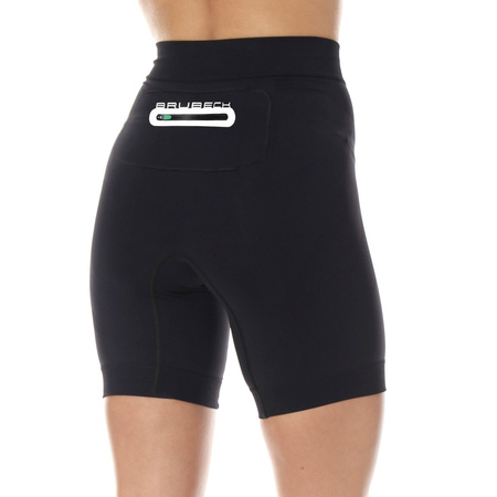 Legginsy damskie spodnie 1/2 Brubeck RUNNING FORCE Spodenki do biegania