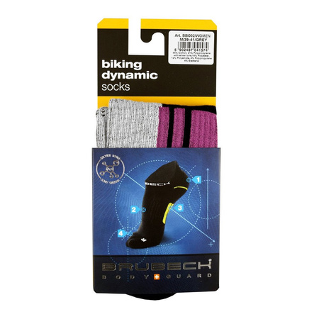 Skarpety damskie rowerowe Brubeck Biking Dynamic Stopki