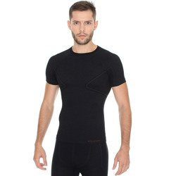 Koszulka męska Brubeck ACTIVE WOOL z krótkim rękawem Bielizna termoaktywna Wełna Merino
