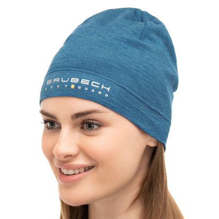 Czapka wełniana Brubeck Extreme Wool UNISEX Wełna Merino Termoaktywna