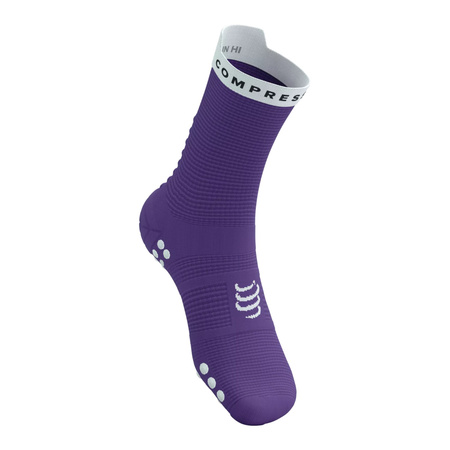 Skarpety do biegania COMPRESSPORT PRO RACING SOCKS RUN HIGH V4.0 Wysokie za kostkę