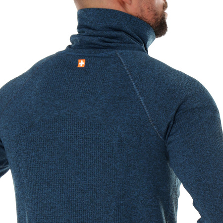 Bluza męska półgolf Brubeck FUSION Termoaktywna z kominem OUTDOOR