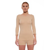 Koszulka damska z rękawem 3/4 BRUBECK COMFORT MERINO Bielizna termoaktywna Wełna Merynosa