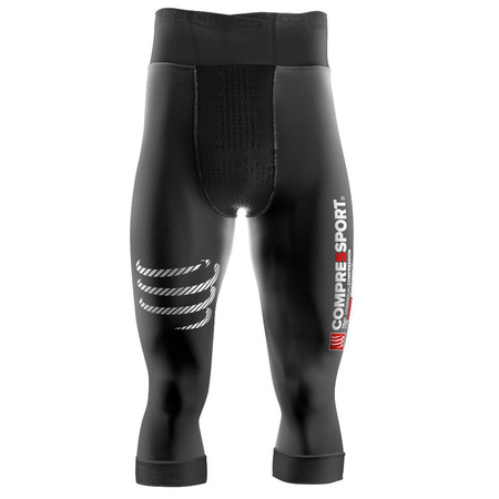 Spodnie COMPRESSPORT Multisport Pirate 3/4 szorty legginsy kompresyjne do biegania na rower siłownie