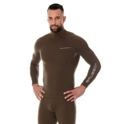 Bluza męska Brubeck RANGER WOOL Bielizna termoaktywna Wełna Merino do lasu