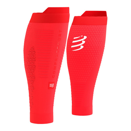 Opaski kompresyjne na łydki COMPRESSPORT R2 3.0 FLUO