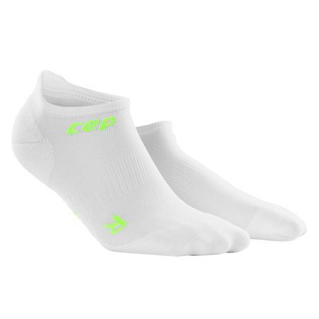 Damskie skarpetki kompresyjne CEP Dynamic+ Ultralight Stopki białe