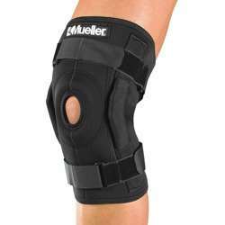 Zamknięta orteza kolana z zawiasami i regulacją kąta Stabilizator Mueller