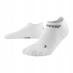 Damskie skarpetki kompresyjne CEP Ultralight No Show v3 Stopki białe - do zrobienia