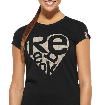 T-shirt damski Reebok GT Heart koszulka bawełniana