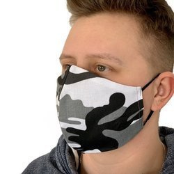 Maseczka na twarz Maska ochronna bawełniana wielorazowego użytku z kieszonką na filtr