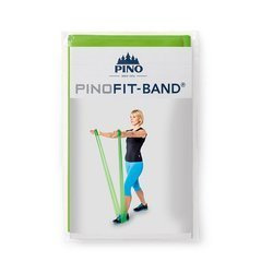 Taśma PINOFIT Band Guma do ćwiczeń Limonkowa - lekko mocna 2 m / 14 cm
